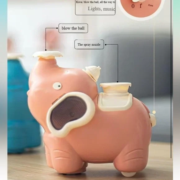 Pink Elephant Kids Humidifier - Picture 5 of 7